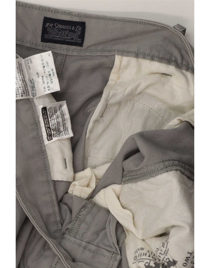 Levi's Mens Cargo Shorts W38 XL Grey Cotton