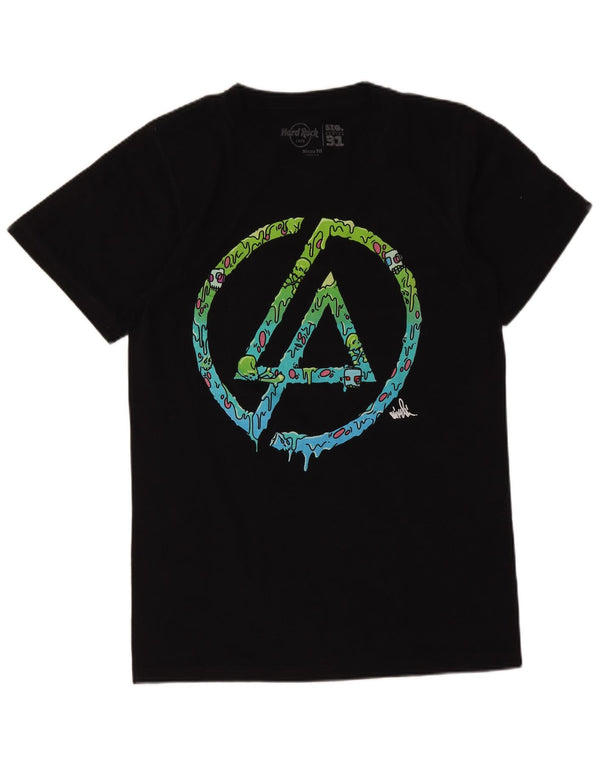 Hard Rock Cafe Mens New York Graphic T-Shirt Top Small Black Cotton