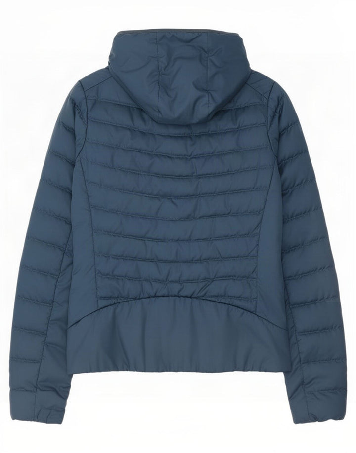 Giacca imbottita con cappuccio da donna The North Face UK 10 Small Blu Poliestere