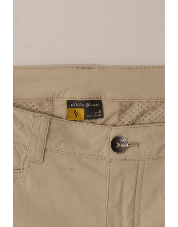 EDDIE BAUER Womens Casual Shorts US 6 Medium W32  Beige Polyamide Vintage Eddie Bauer and Second-Hand Eddie Bauer from Messina Hembry 