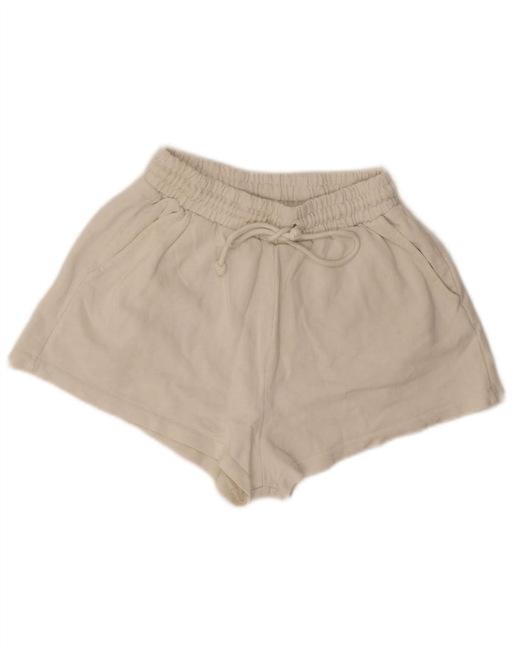 Женские спортивные шорты Zara, маленькие белые хлопковые