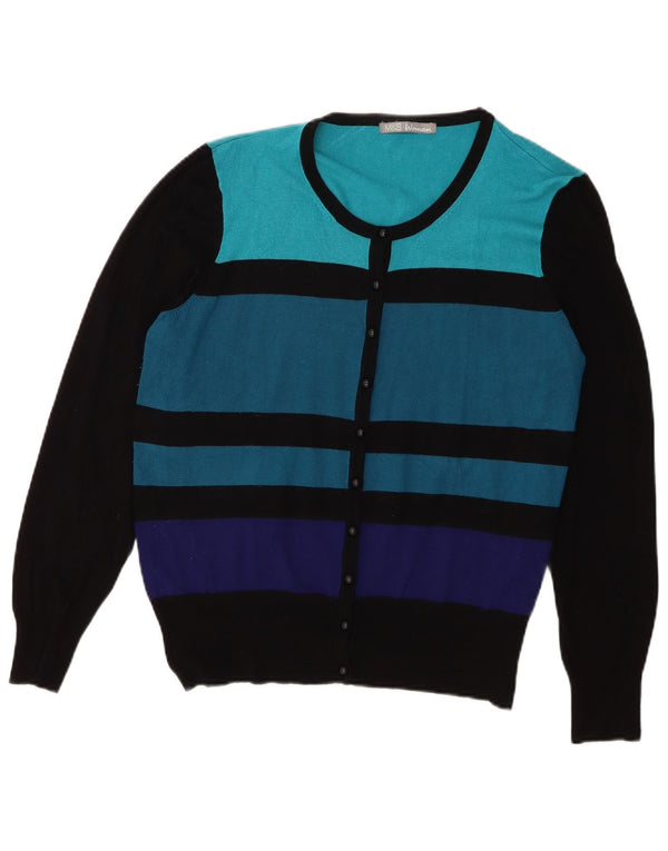 Marks & Spencer Womens Cardigan Sweater UK 16 Large Multicoloured
