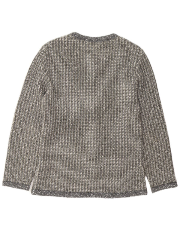 Sweter damski Penny Pull UK 16, duży, szary akryl