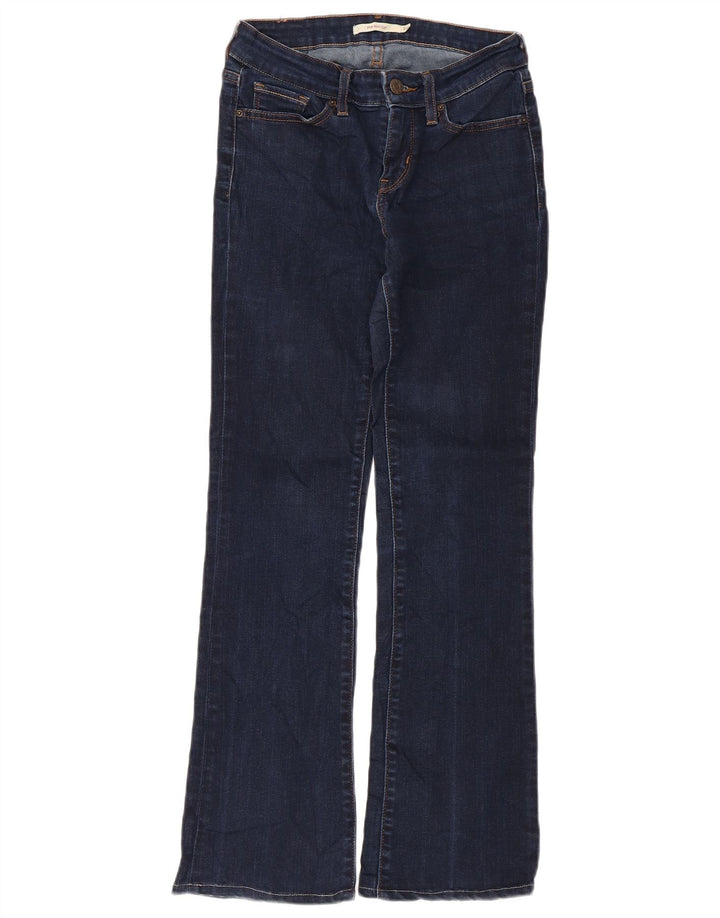 Levi's Womens 715 Bootcut Jeans W26 L28 Navy Blue Cotton