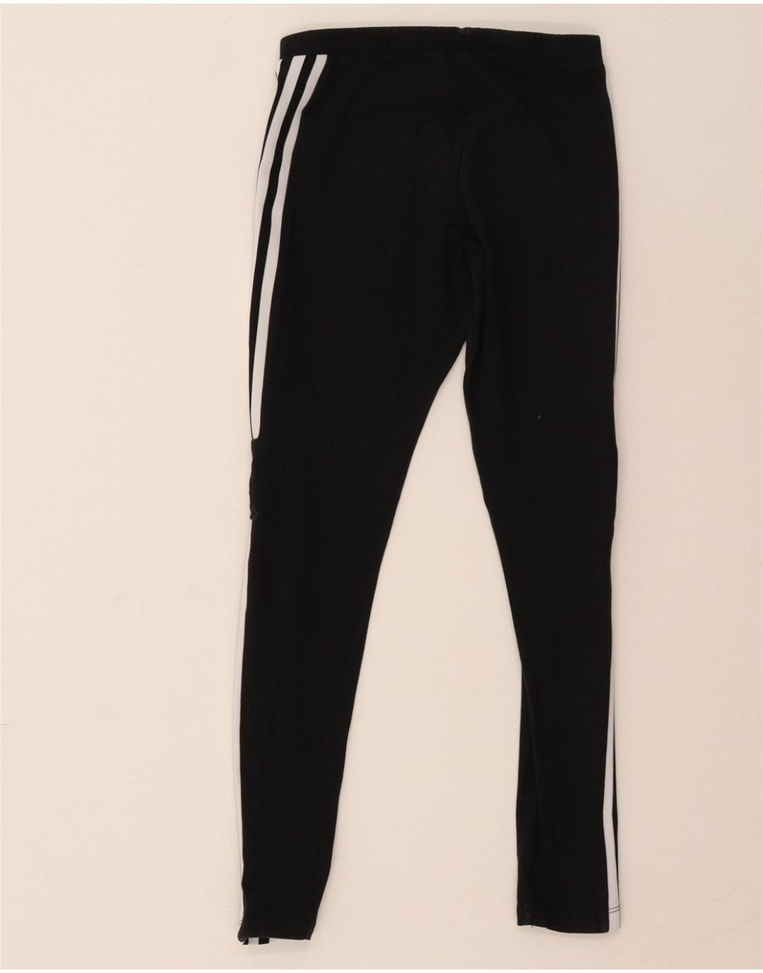 ADIDAS Womens Leggings UK 10 Small Black Cotton Vintage Adidas and Second-Hand Adidas from Messina Hembry 