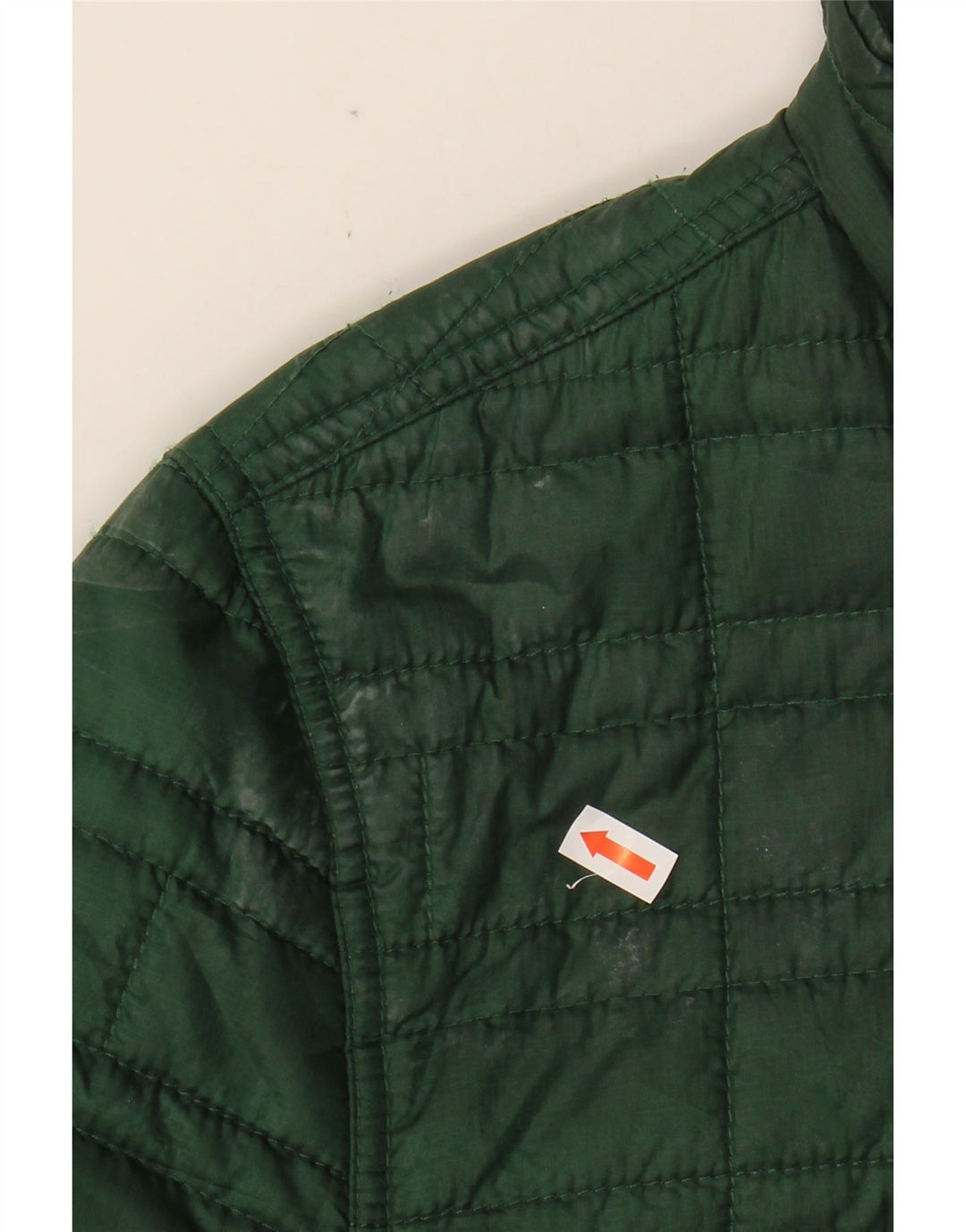 TOMMY HILFIGER Mens Padded Jacket UK 36 Small Green Nylon