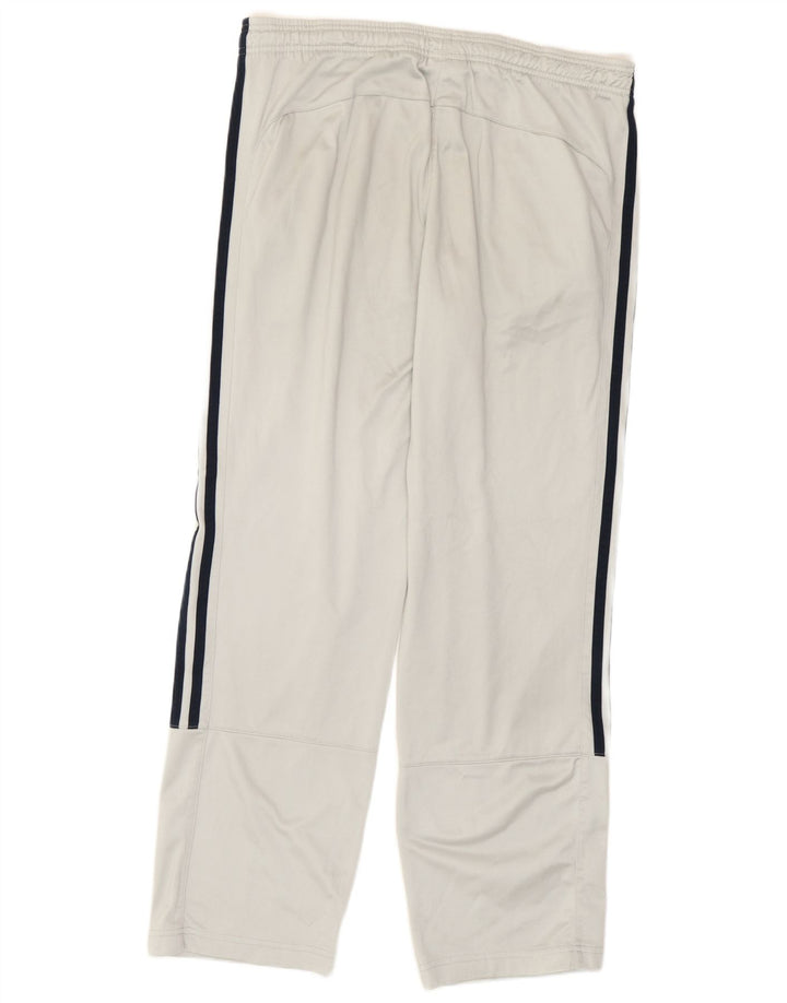Adidas Mens Tracksuit Trousers Large  Grey Polyester