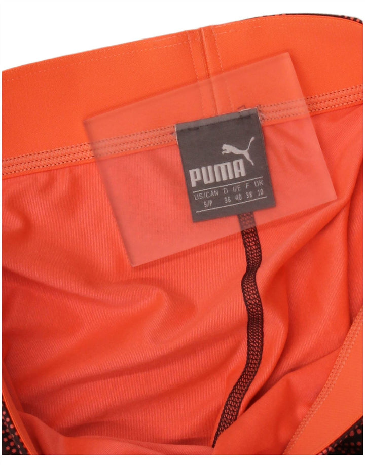 Puma Womens Abstract Pattern Capri Leggings UK 10 Small Multicoloured