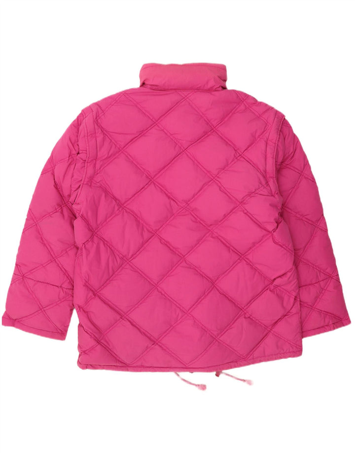 Dolomite Mens Hooded Reversible Padded Jacket UK 42 XL Pink Polyester