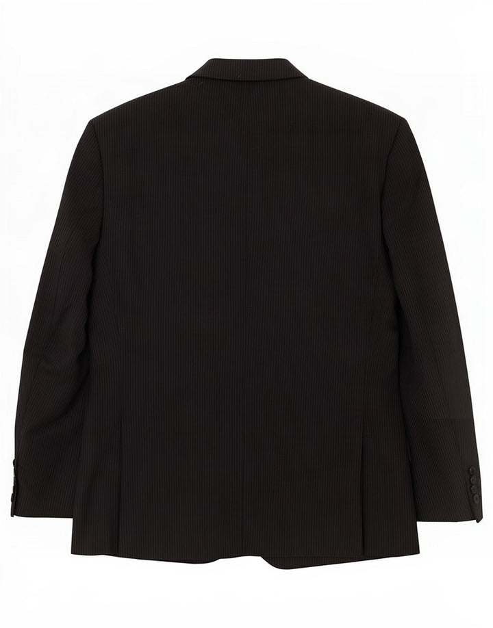Marks & Spencer Ανδρικό σακάκι 2 κουμπιών σακάκι UK 38 Medium Black Pinstripe