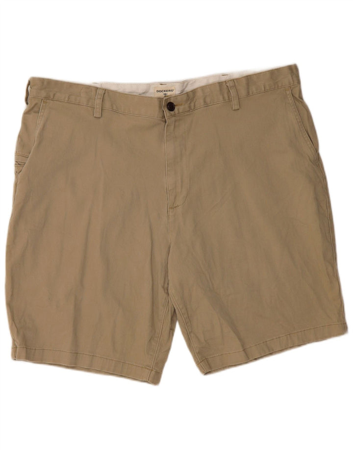 DOCKERS Mens Cargo Shorts W40 XL  Beige Cotton