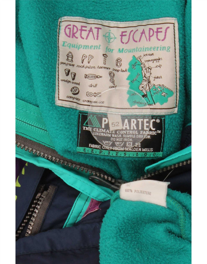 Great Escapes Herren Polartec Graphic Skijacke IT 52 XL Marineblau