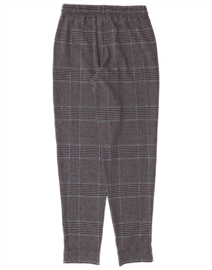 MARKS & SPENCER Træningsdragtsbukser til kvinder UK 8 Small Grey Houndstooth