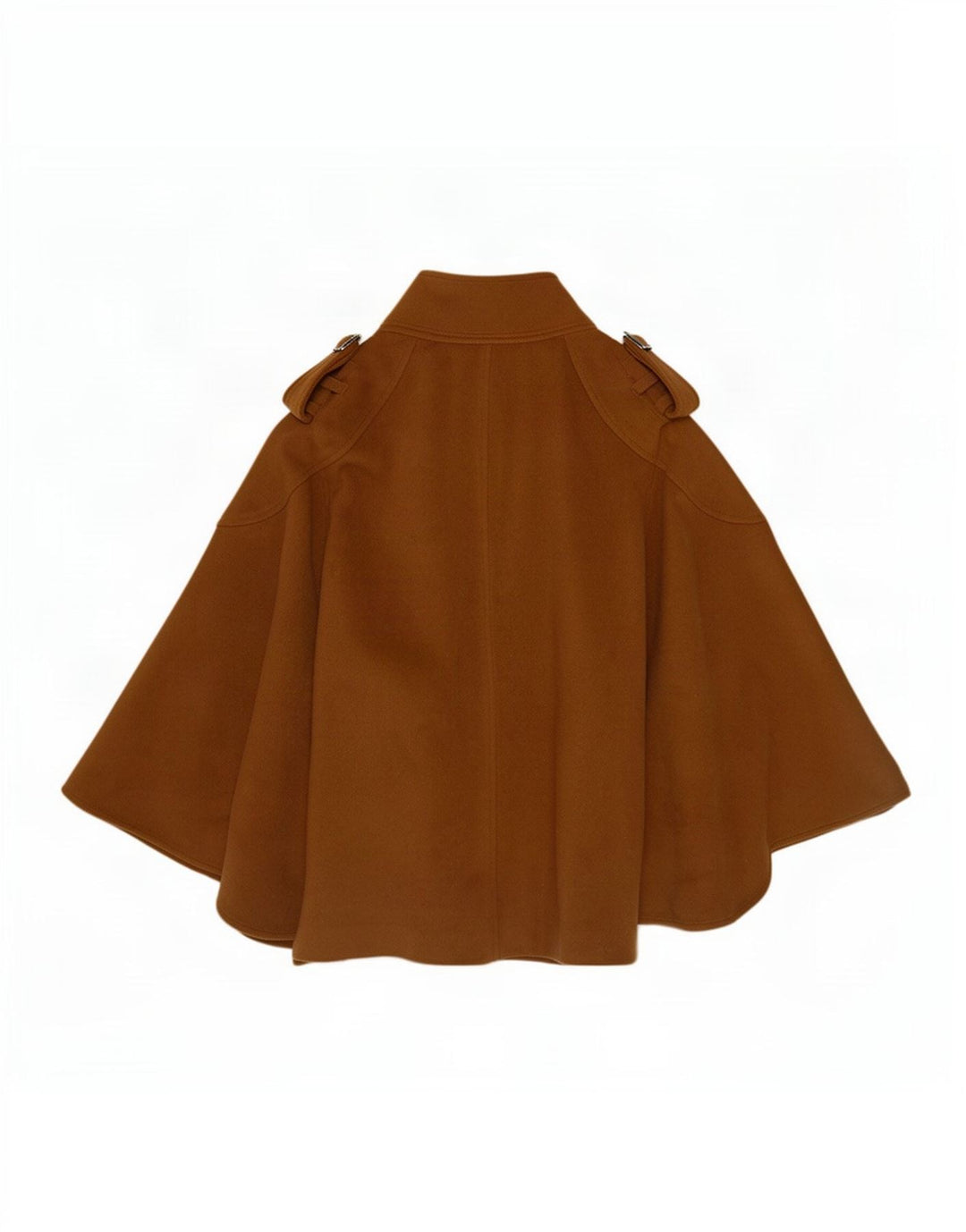 Sisley Capa Militar para Mujer IT 46 Large Lana Marrón