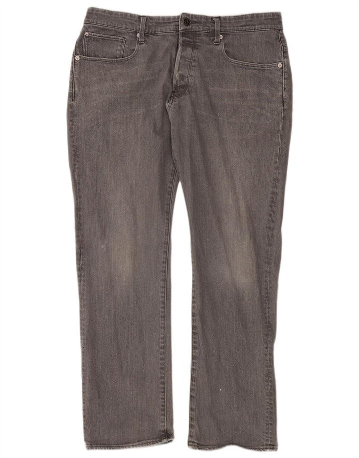 G-STAR Mens Loose Jeans W34 L32 Grey Cotton