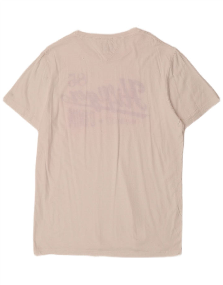 Tommy Hilfiger Mens Graphic T-Shirt Top 2XL White