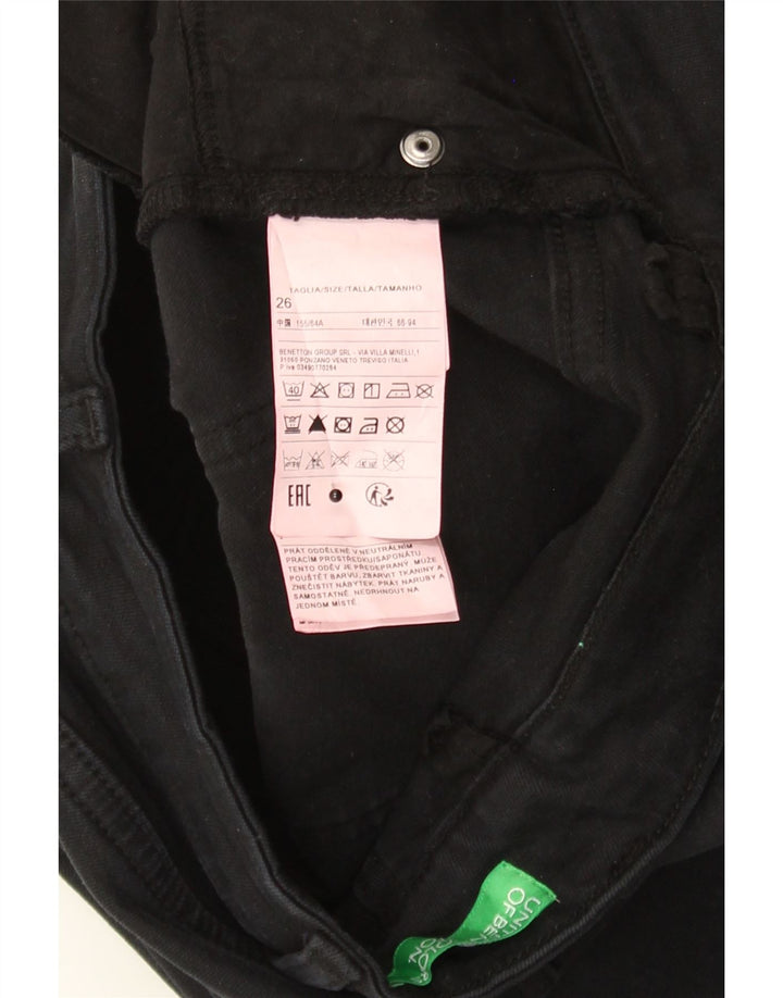 BENETTON Womens Bootcut Jeans W26 L33 Navy Blue Cotton Vintage Benetton and Second-Hand Benetton from Messina Hembry 