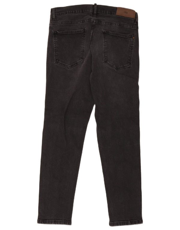 Zara Herre Skinny Jeans EU 44 Large W34 L29 Sort Bomuld