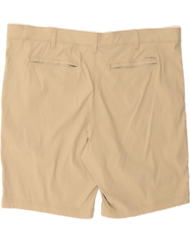 EDDIE BAUER Mens Chino Shorts W46 3XL Beige Nylon Vintage Eddie Bauer and Second-Hand Eddie Bauer from Messina Hembry 