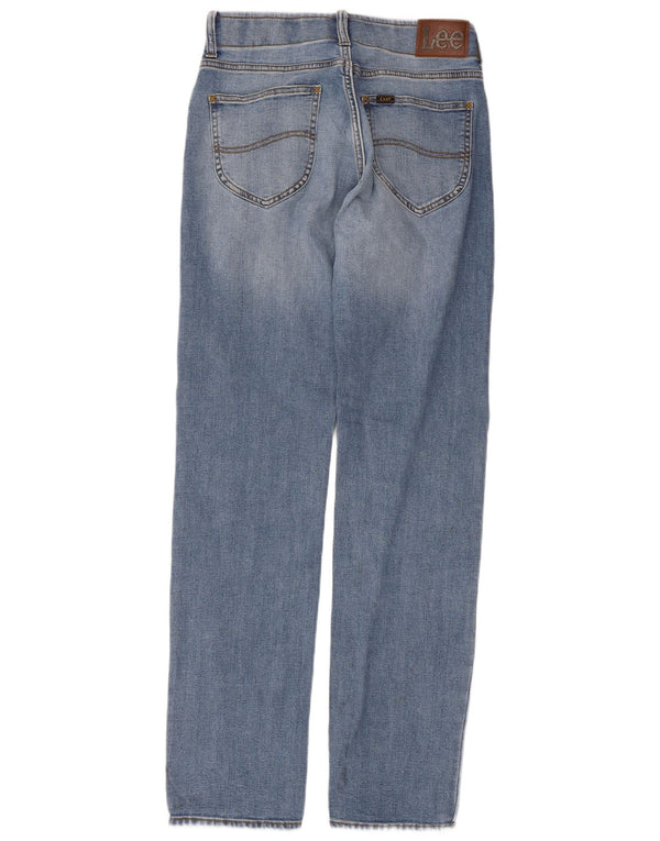 Lee Damen Athletic Fit Tapered Jeans W29 L34 Blaue Baumwolle
