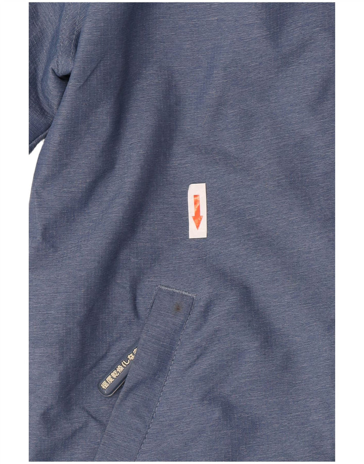 Superdry Veste coupe-vent graphique pour femme UK 14 Bleu moyen
