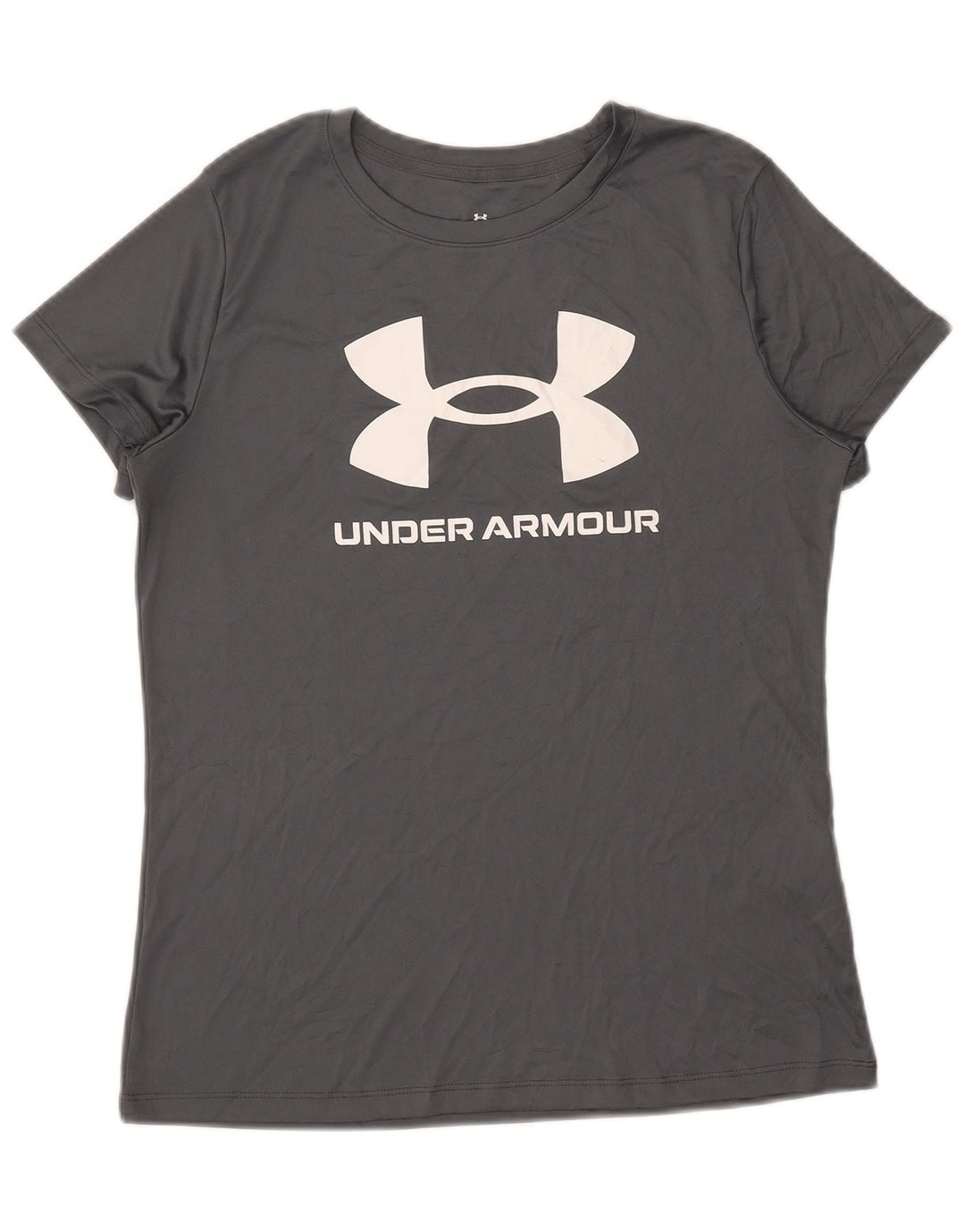 Under Armour Mens Graphic T-Shirt Top Medium Grey Polyester