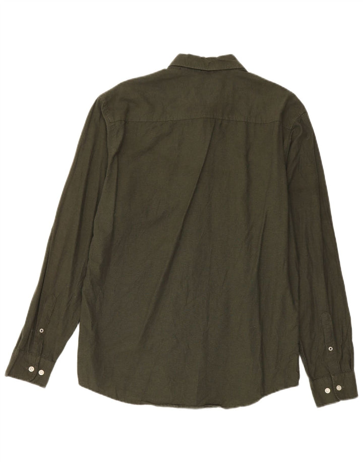 Jack & Jones Herreskjorte Stor Khaki Bomuld