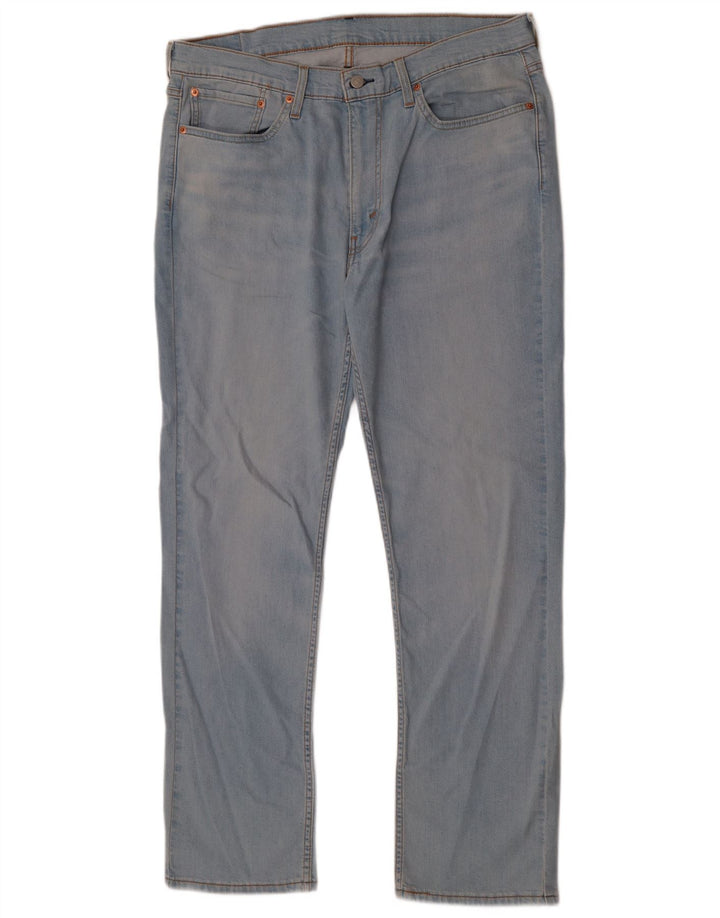 Levi's Herre 514 lige jeans W36 L32 blå bomuld
