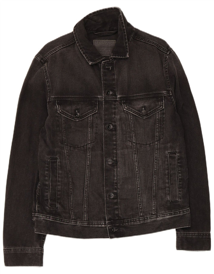 Ανδρικό τζιν μπουφάν Marks & Spencer UK 38 Medium Black Cotton