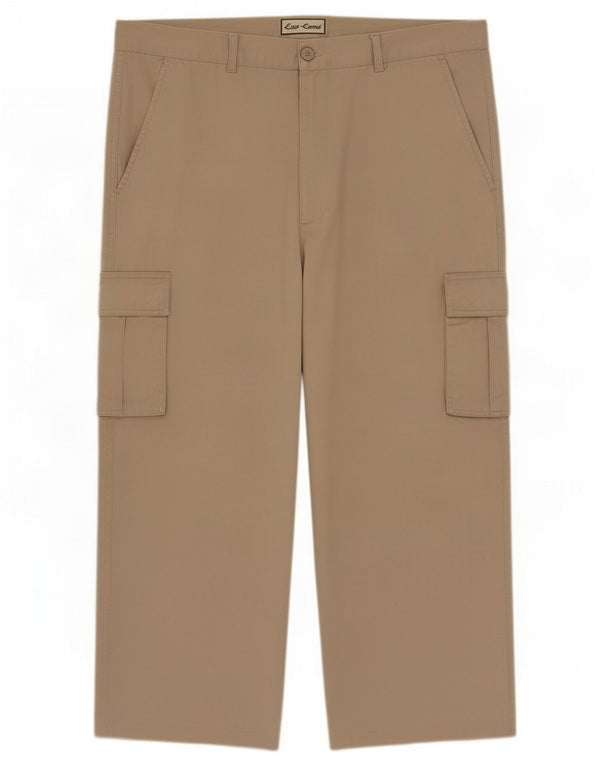 ESSE EMME Straight Cargo Bukser til mænd IT 54 2XL W36 L26 Beige Bomuld
