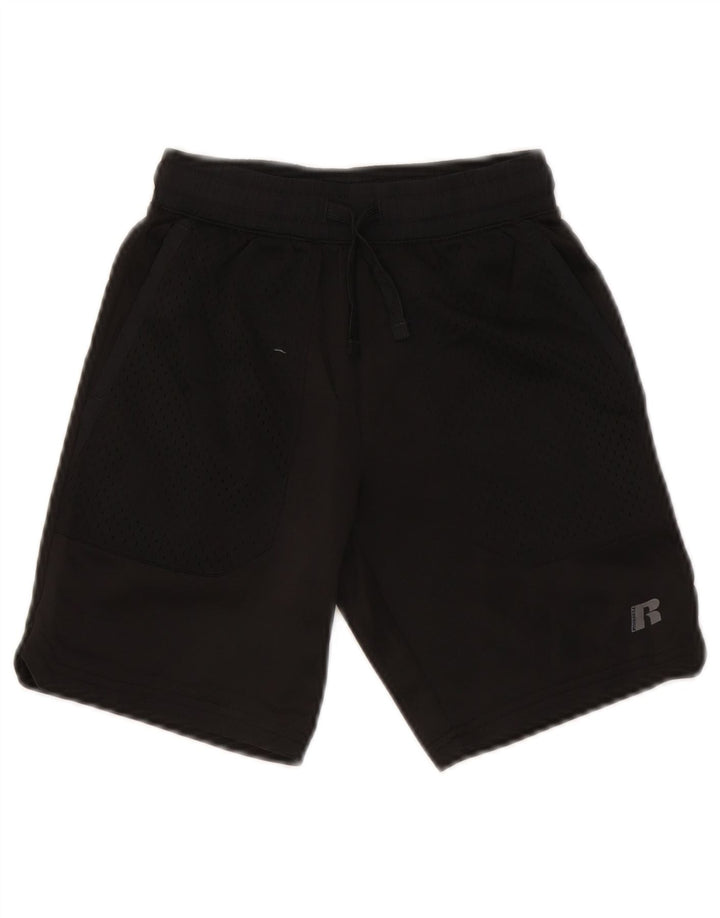 Russell Athletic Sportshorts für Jungen, 6–7 Jahre, Größe S, Schwarz