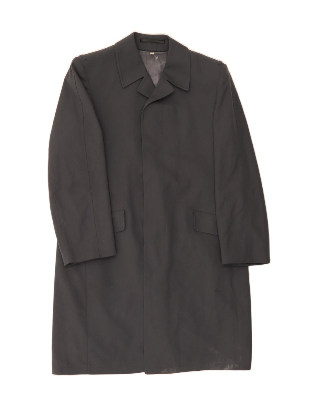VINTAGE Womens Overcoat US 10 Large Grey Vintage Vintage and Second-Hand Vintage from Messina Hembry 