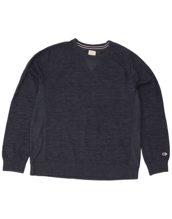 Ανδρική φούτερ Champion Jumper 2XL Navy Blue Flecked Cotton