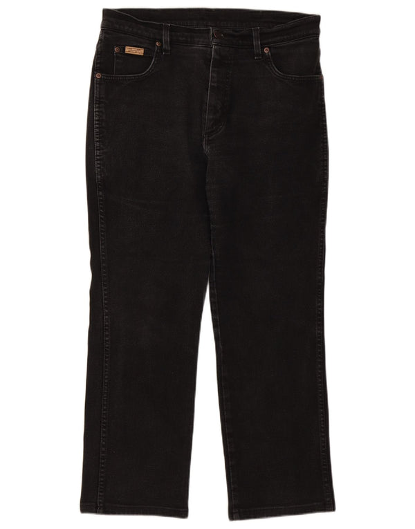 Jeans dritti da uomo Wrangler Texas W34 L27 neri