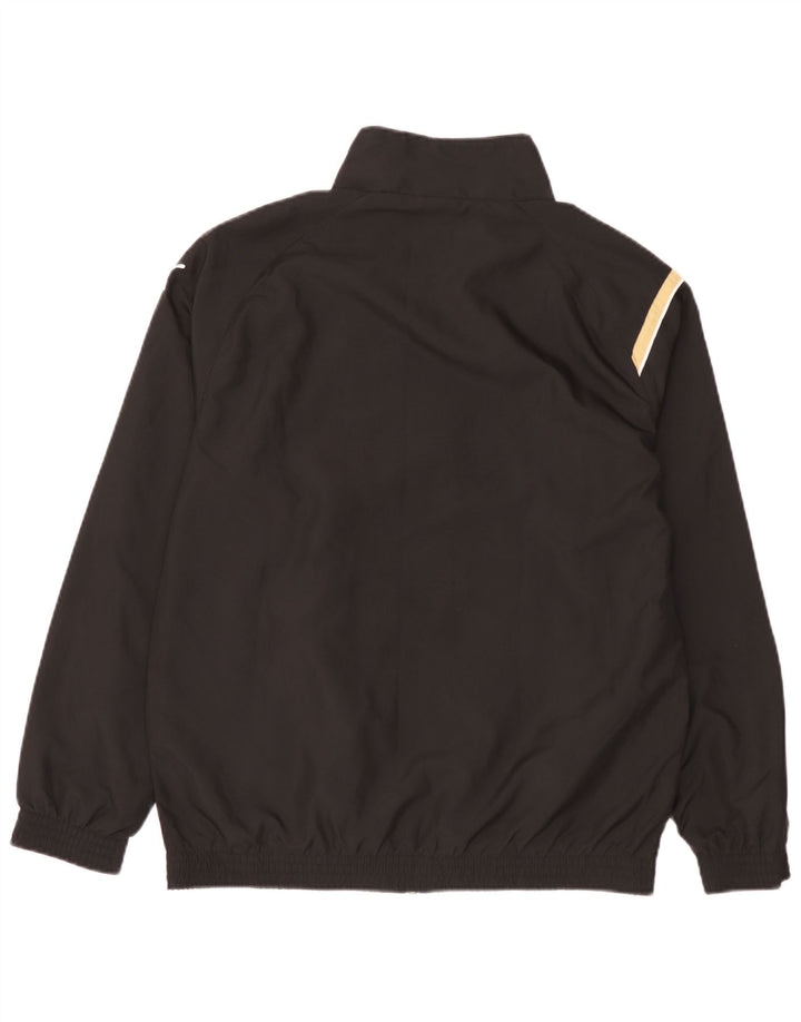 Puma Herren-Trainingsanzugoberteil, Jacke, Größe S, Schwarz, Farbblock-Polyester