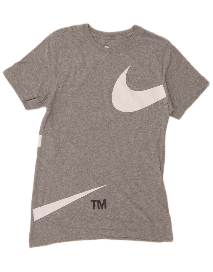 Nike Mens Graphic T-Shirt Top XS Grey Cotton