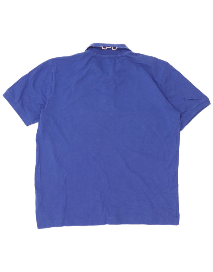 Kappa Mens Polo Shirt XL Blue Cotton