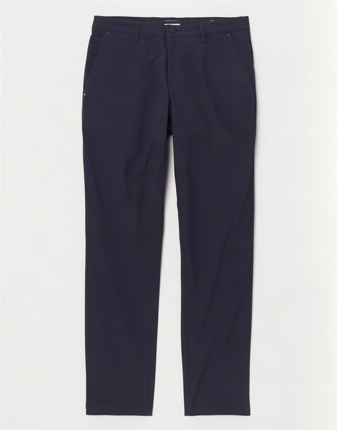 Hugo Boss Mens Slim Chino Trousers W30 L31 Navy Blue Polyester
