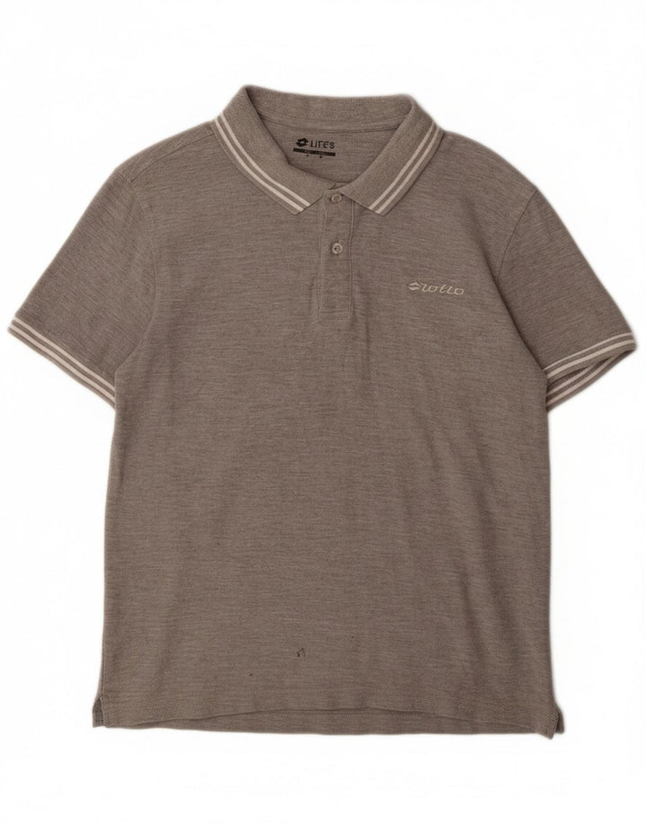 LOTTO Mens Life's Polo Shirt Medium Grey