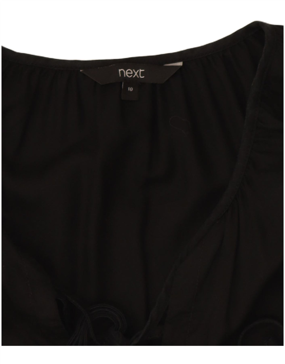 Abito a strati oversize a maniche lunghe da donna UK 10 Small Nero