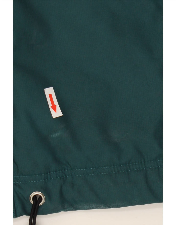 Ellesse Mens Hooded Windbreaker Jacket UK 38 Medium Green Colourblock