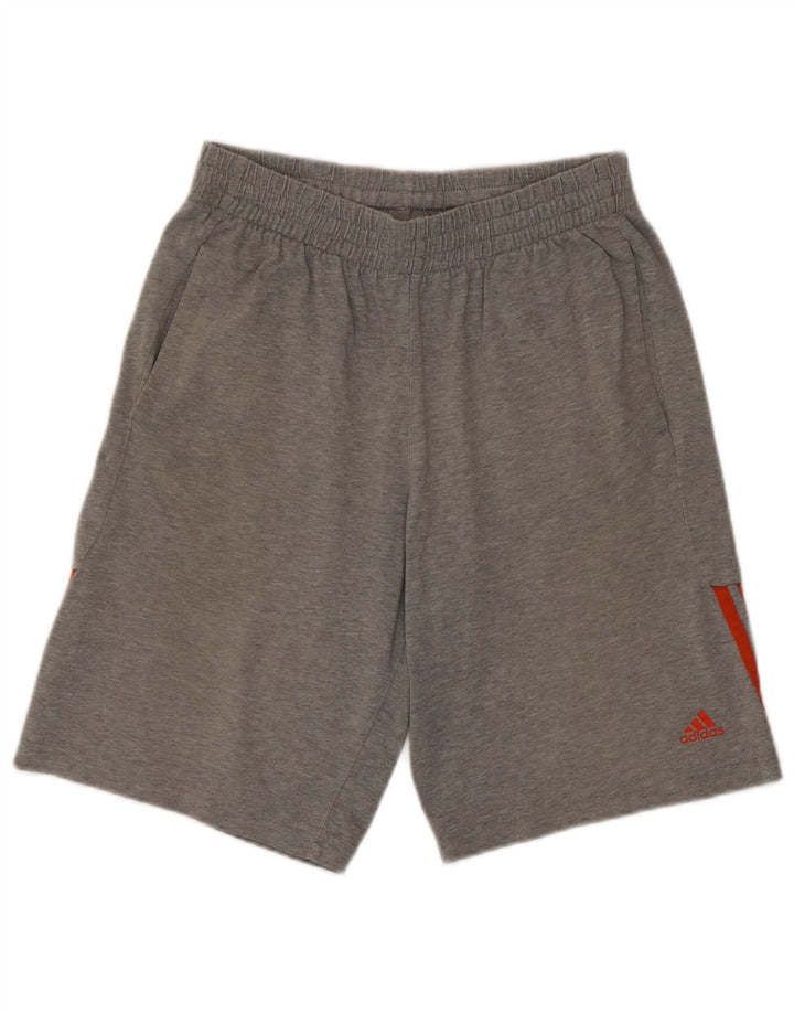 Adidas Boys Sport Shorts 13-14 Years  Grey Flecked