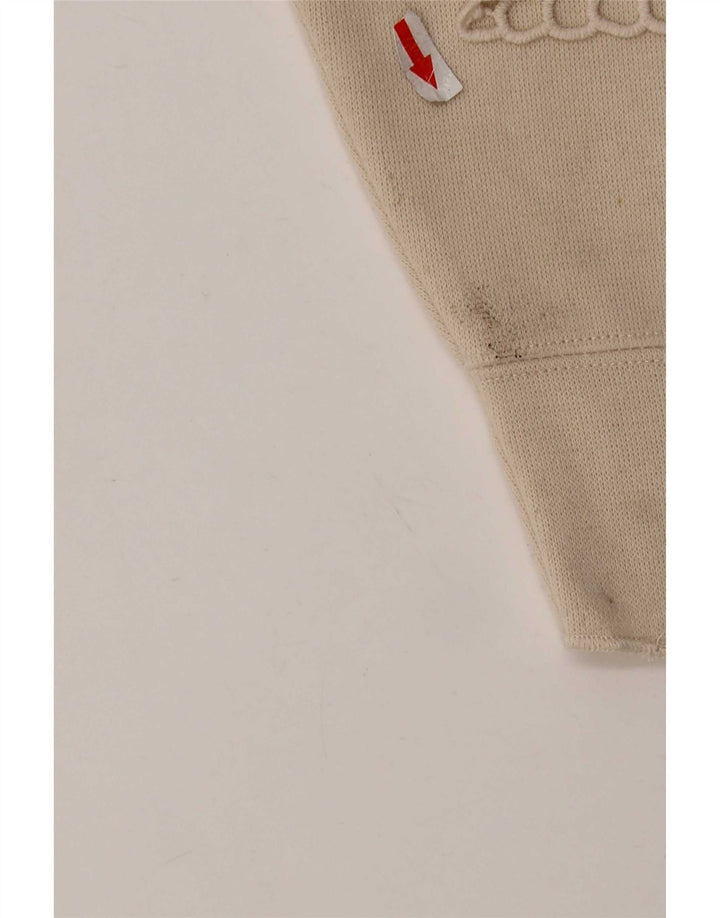 Zara Sweat-shirt surdimensionné pour femme UK 10 Petit polyester beige