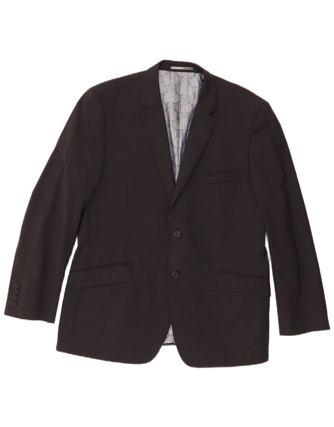 Ted Baker Veste blazer à 2 boutons pour homme UK 42 XL Laine noire