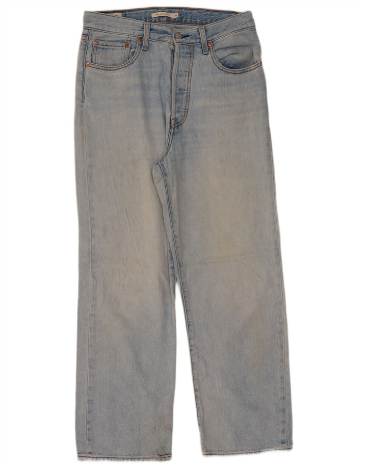 Levi's Womens Ribcage Straight Jeans W30 L29 Blue Cotton