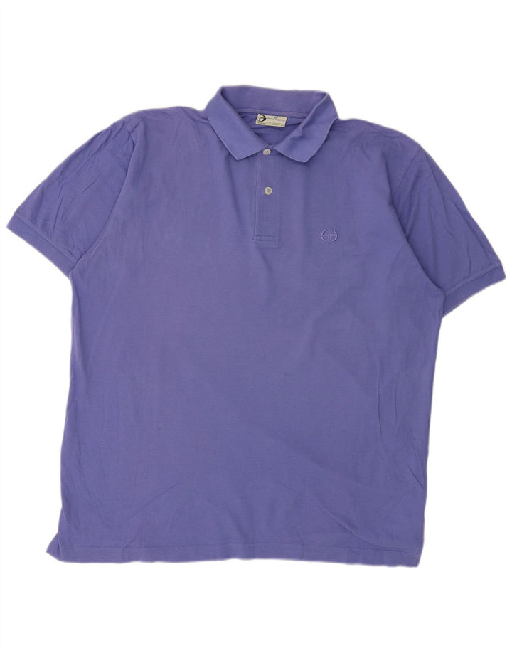 Sergio Tacchini Mens Polo Shirt IT 54 XL Purple