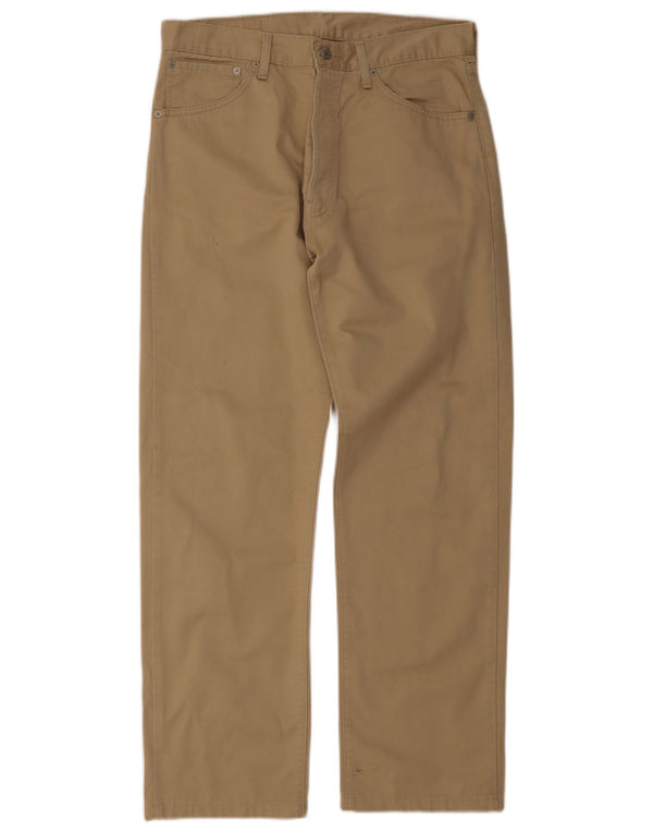 Levi's Mens 551 Straight Casual Παντελόνι W34 L30 Μπεζ βαμβακερό