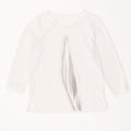 VINTAGE Womens Crew Neck Jumper Sweater UK 14 Medium Off White Acrylic | Vintage Vintage | Thrift | Second-Hand Vintage | Used Clothing | Messina Hembry 