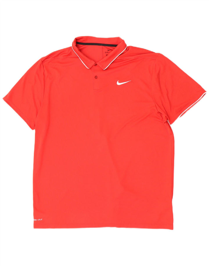 Nike Mens Regular Fit pólóing 2XL piros poliészter