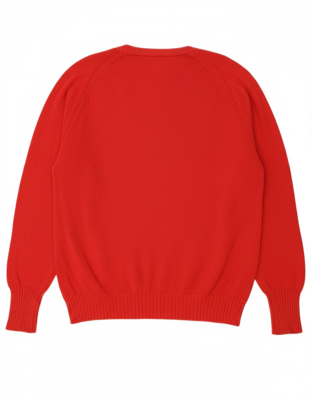 IZOD Mens Crew Neck Jumper Sweater XL Red Cotton Vintage Izod and Second-Hand Izod from Messina Hembry 
